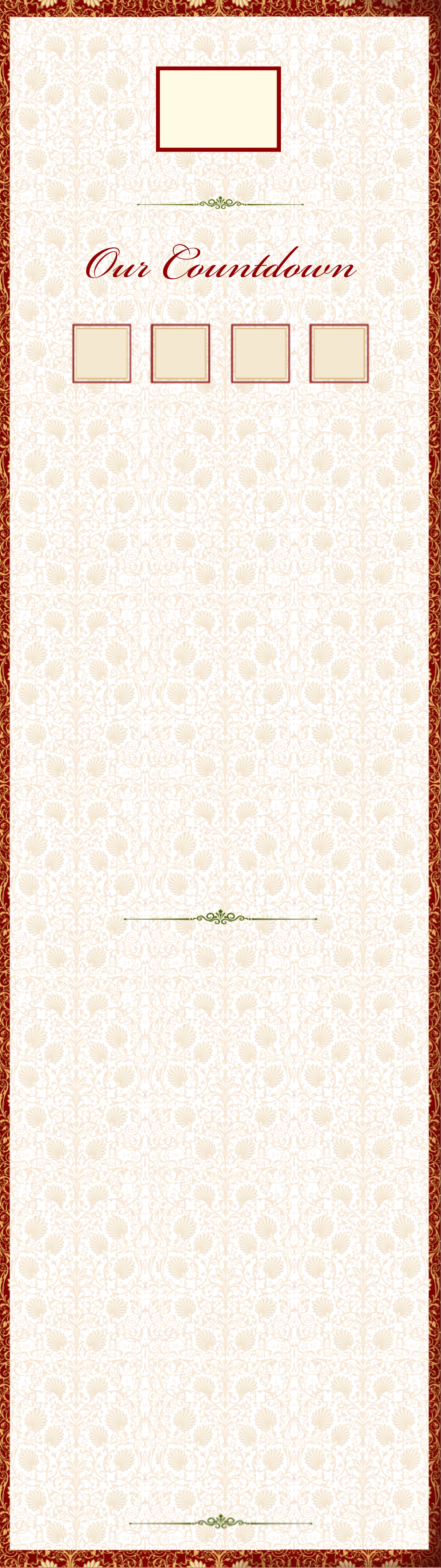 Wedding invitation background